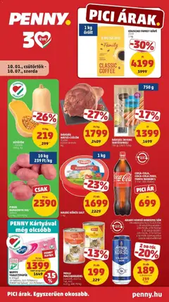 PENNY aktuális akciós újság - amely érvényes a következő dátumtól: 2026.09.30.