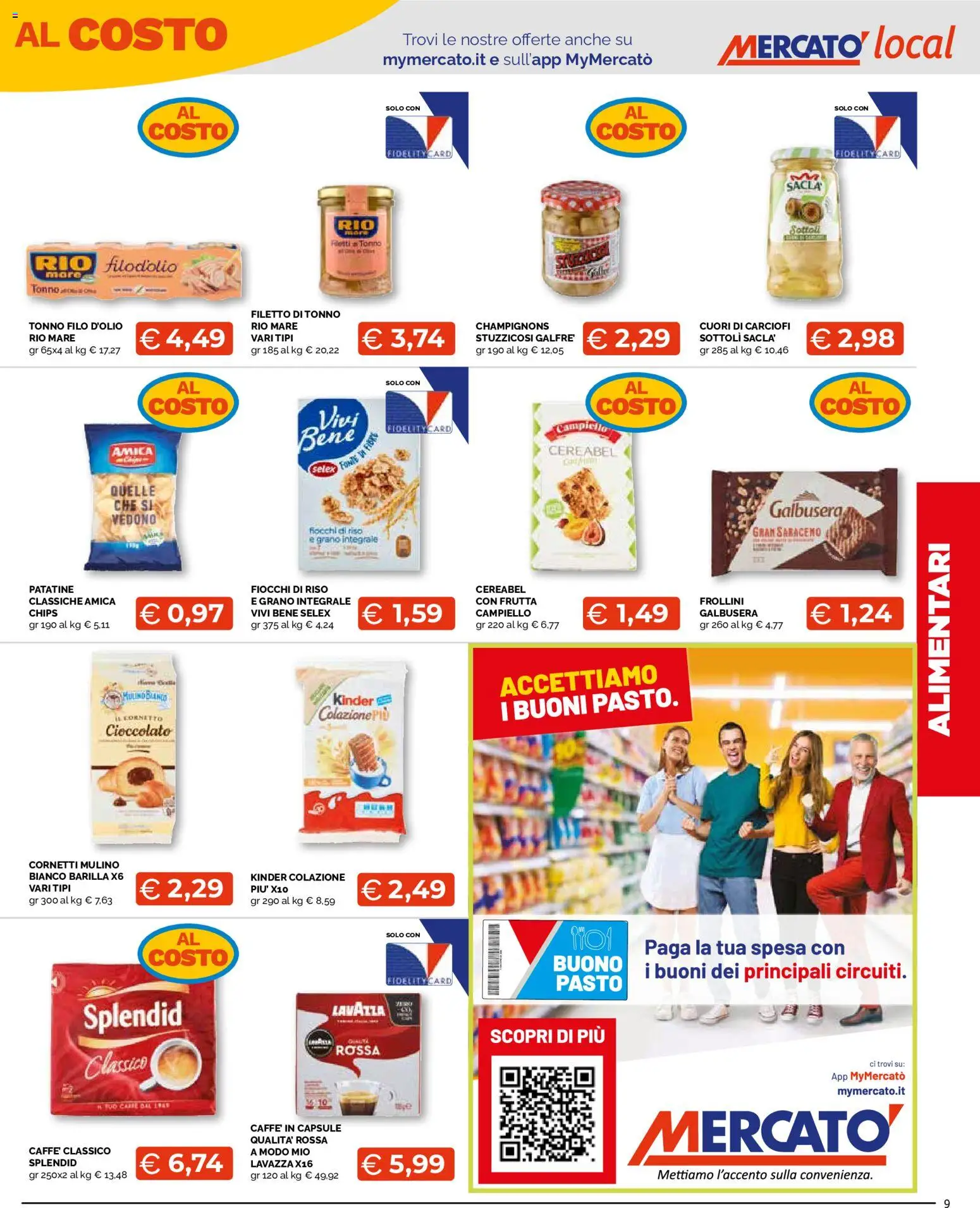 Volantino Mercatò del 25.05.2026 | Pagina: 9 | Prodotti: Riso, Fiocchi, Frutta, Frollini