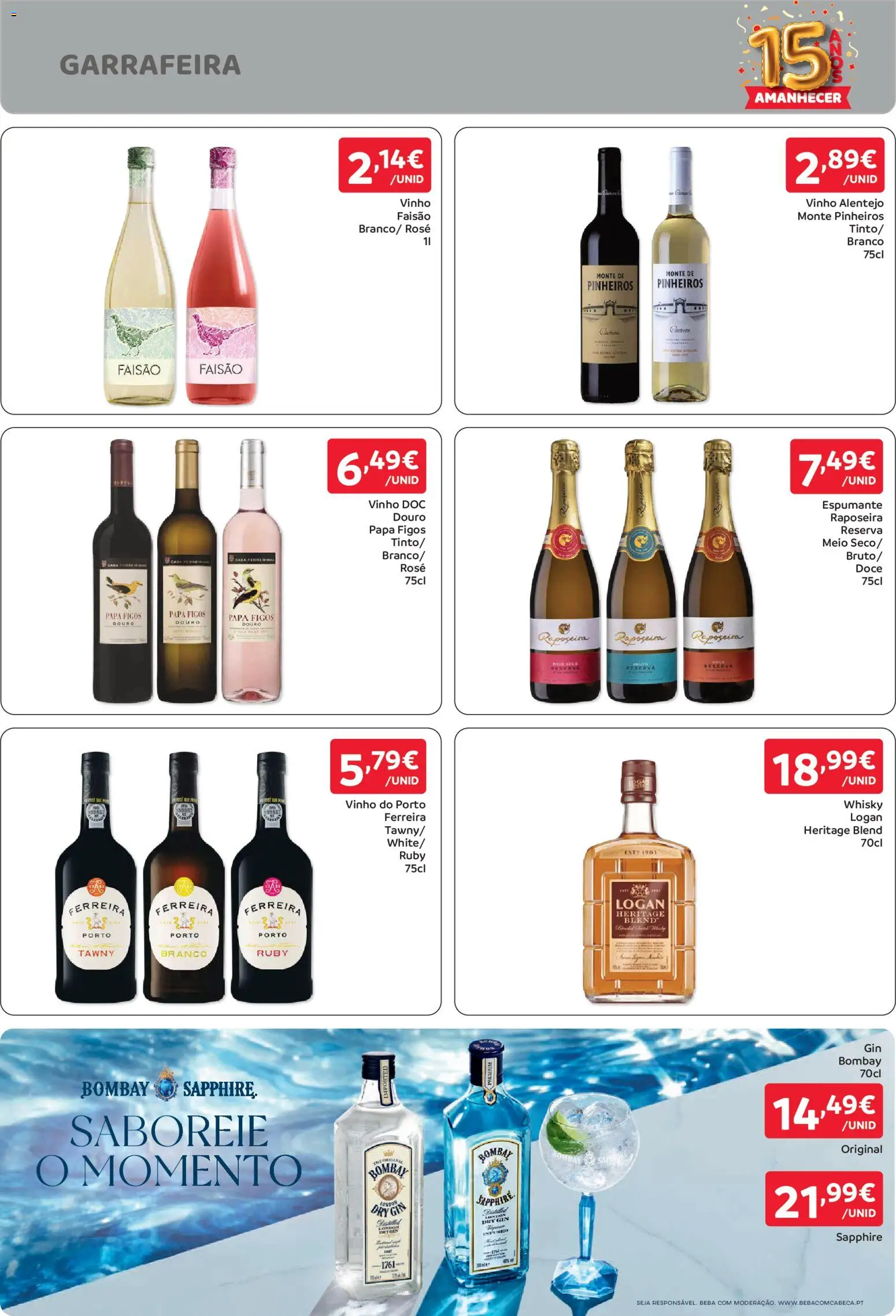 Amanhecer folheto │ válido de 13/08/2026 | Página: 9 | Produtos: Espumante, Papa, Vinho, Gin