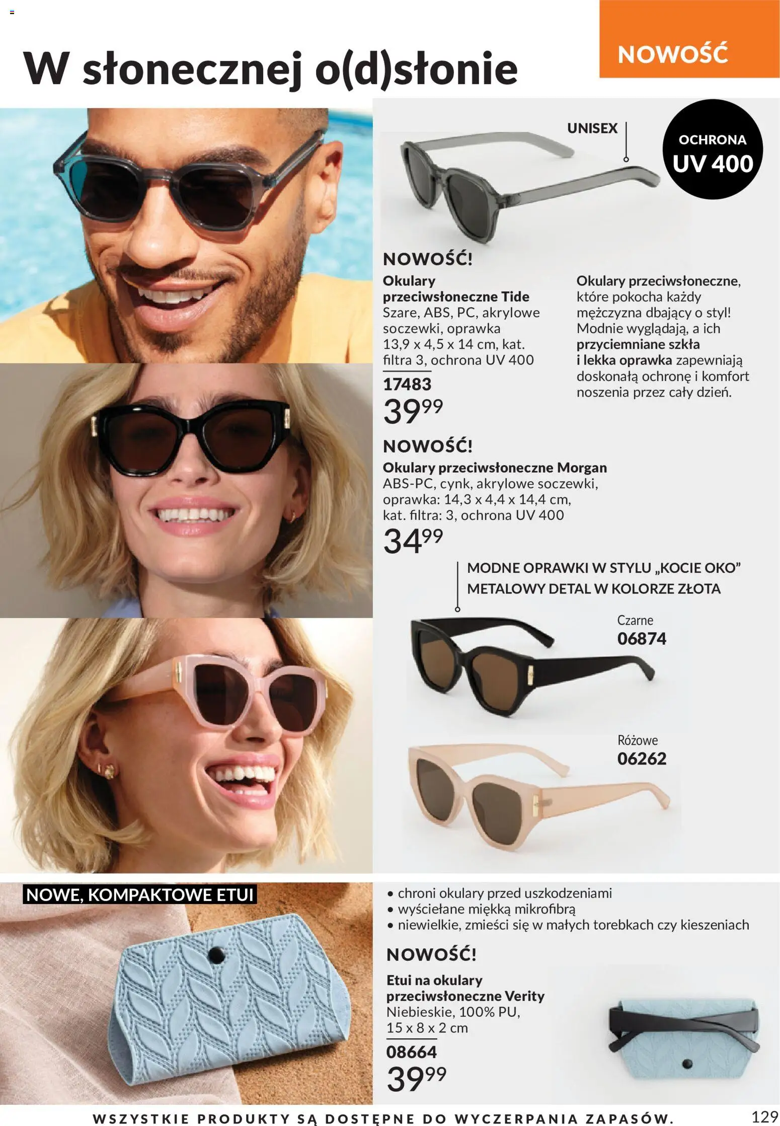 Avon Katalog 6 2026 od 01.06.2026 | Strona: 129 | Produkty: Okulary, Okulary przeciwsłoneczne