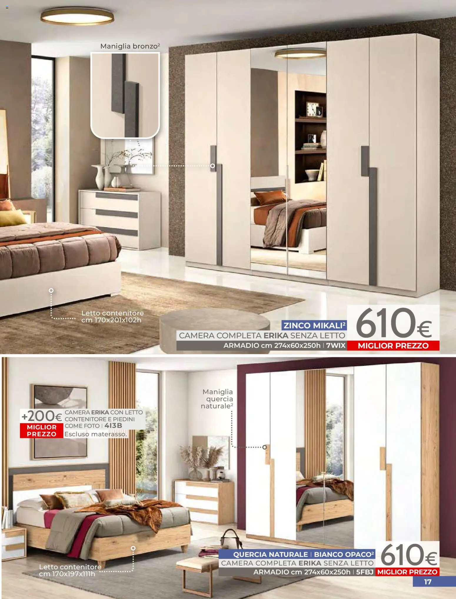 Volantino Mondo Convenienza del 01.04.2026 | Pagina: 19 | Prodotti: Letto contenitore, Contenitore, Letto, Armadio
