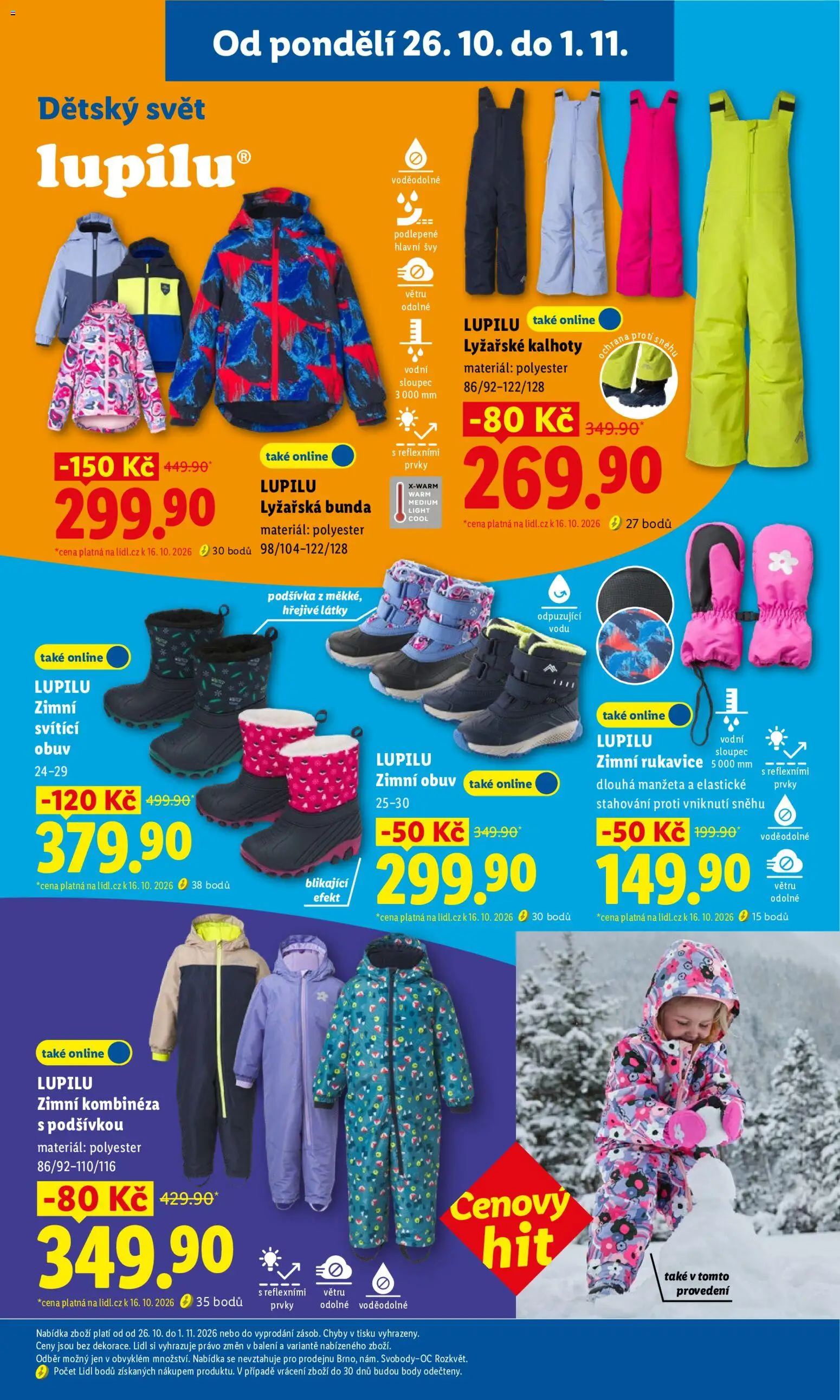 Lidl leták - Spotřební zboží od 26.10.2026 | Strana: 11 | Produkty: Kalhoty, Obuv, Pants, Body
