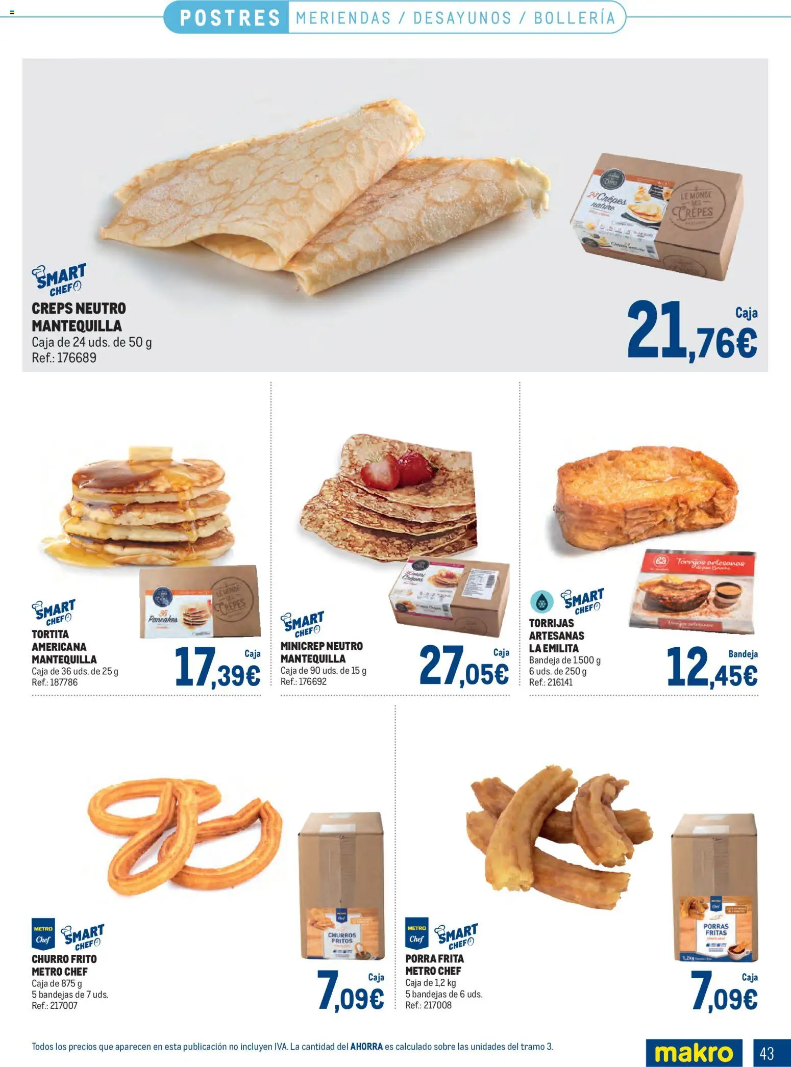Makro Congelados Centro │ válido desde el 04.05.2026 | Página: 43 | Productos: Συσκευή ροής, Bandeja, Caja