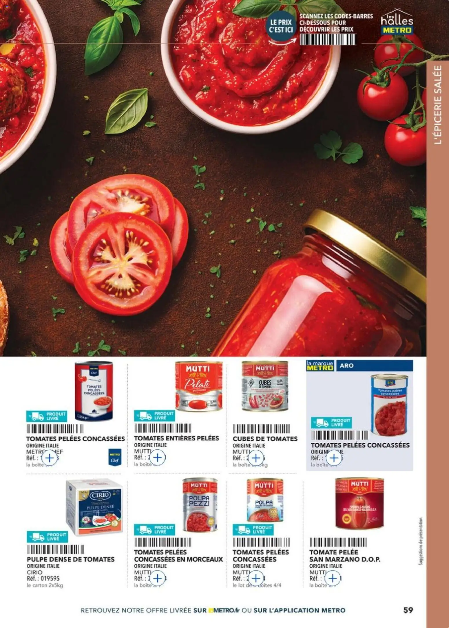 {H1} | Page: 59 | Produits: Tomates, Livre