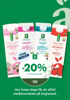 Forhåndsvisning av Coop Mega kundeavis gyldig fra 22/06/2026 | Side: 23 | Produkter: Melk, Lettmelk, Helmelk, Суміш дитяча