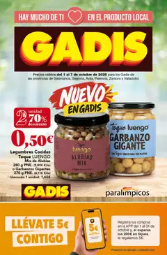 Vista previa Gadis - folleto válido desde el 01/10/2026