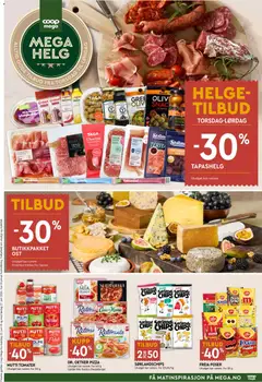 Forhåndsvisning av Coop Mega Mega Helg gyldig fra 22/06/2026