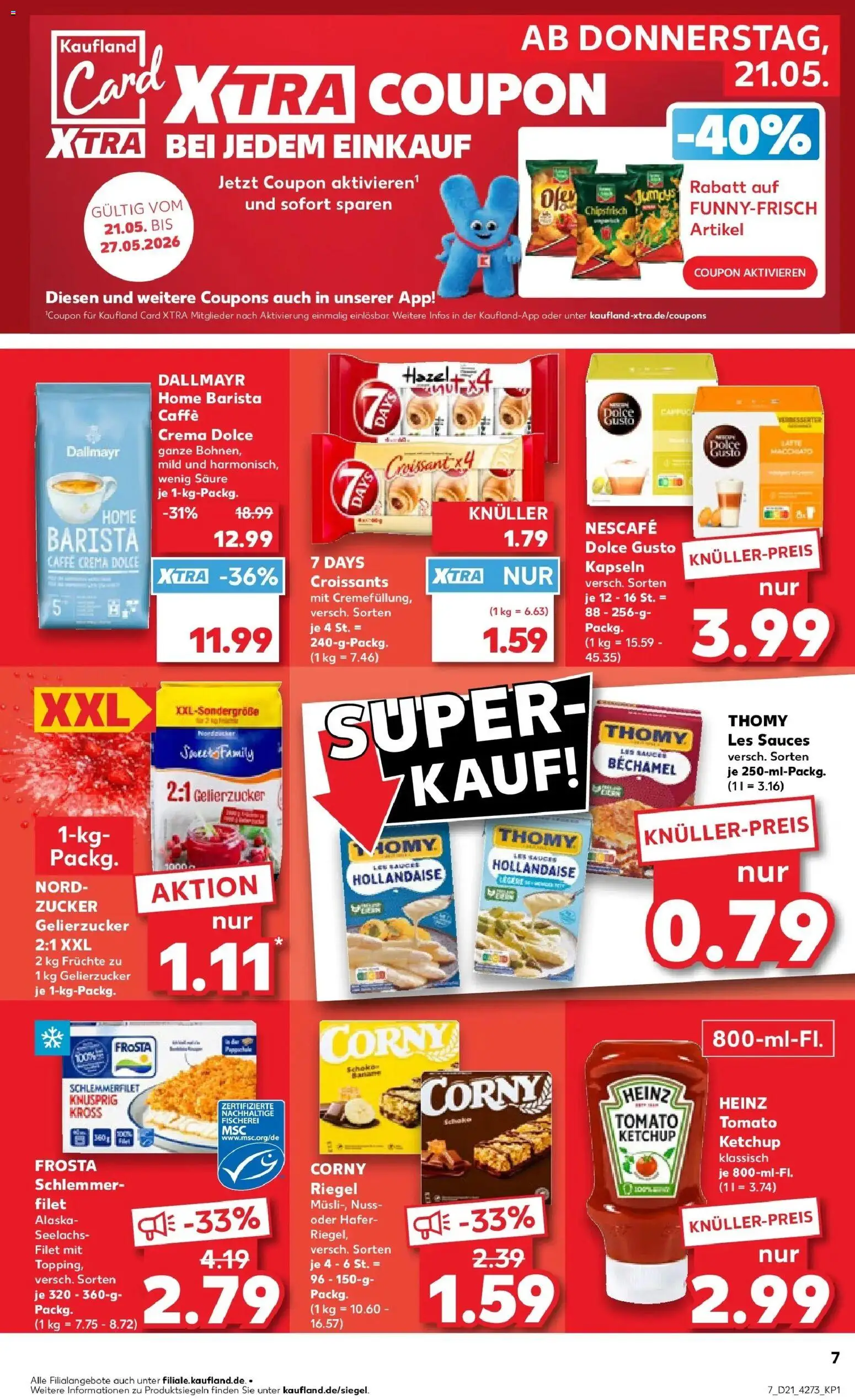 Kaufland Prospekt Bremerhaven – gültig ab 18.05.2026 | Seite: 12 | Produkte: Thomy les sauces, Frosta, Croissant, Zucker
