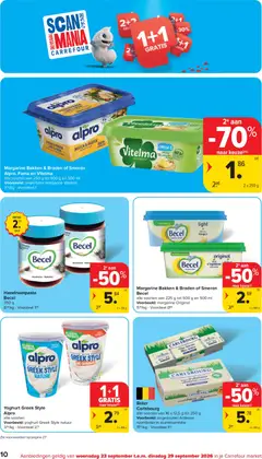 Carrefour market folder week 39 - Voorbeeld van een folder van Carrefour market, geldig van 23/09/2026 | Pagina: 10 | Producten: Omega 3, Aluminiumfolie, Boter, Yoghurt