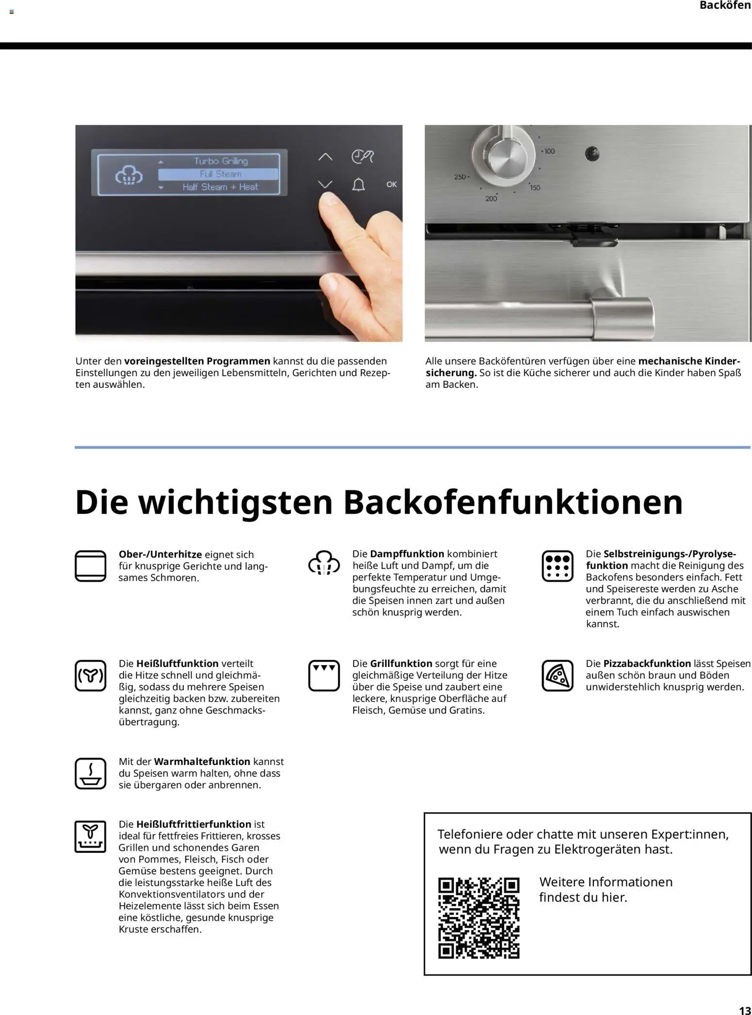 Ikea Elektrogeräte – gültig ab 02.01.2026 | Seite: 13 | Produkte: Küche, Fisch, Gerichte, Backofen
