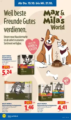 Lidl aktionen Max & Mila's World ab 15.10.2026 gültig