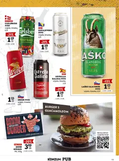 Konzum Pub letak - Pregled kataloga iz trgovine Konzum, vrijedi od 14.09.2026 | Stranica: 11 | Proizvodi: Pivo, Laško, Lager