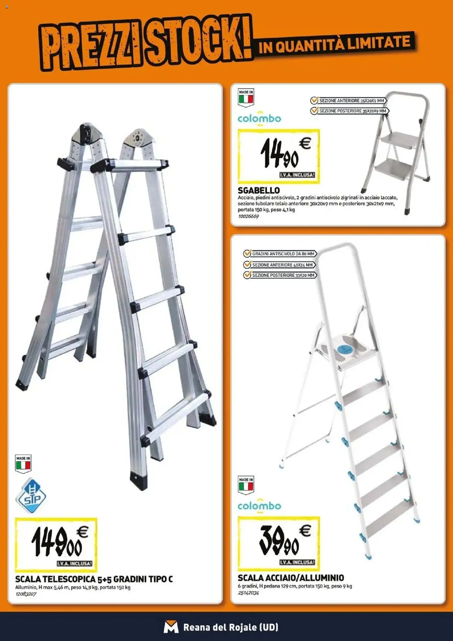 Nuovo Tecnomat catalogo dal 29/10/2026 > offerte anteprima 🛍️ | Pagina: 16 | Prodotti: Sgabello, Scala