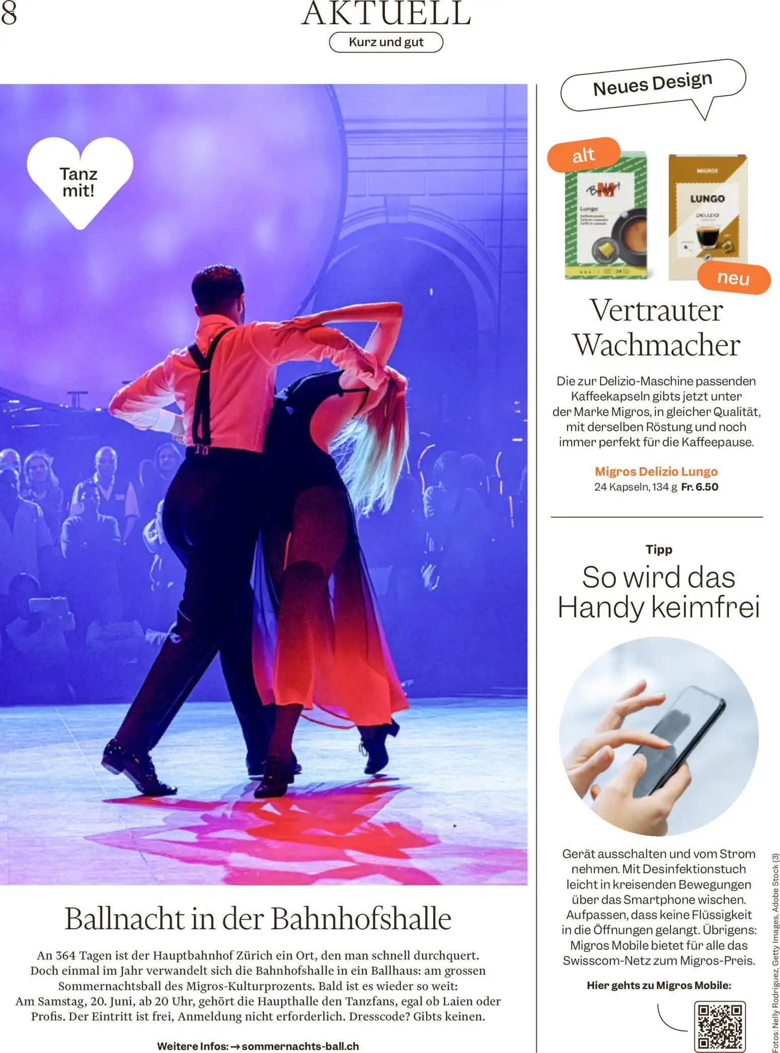 Migros aktionen Magazin – gültig ab 10.06.2026 | Seite: 8 | Produkte: Smartphone