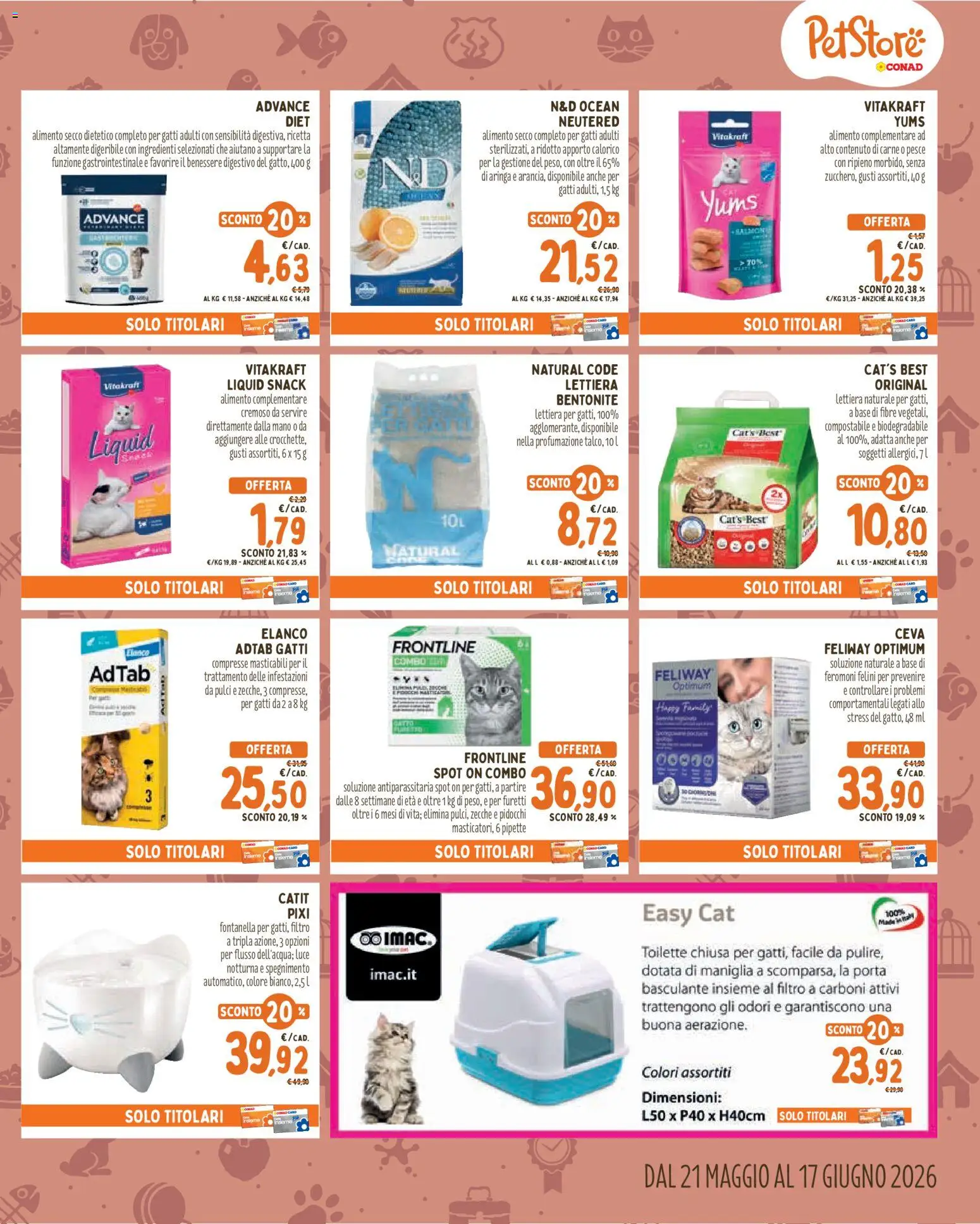 Volantino Conad del 21.05.2026 | Pagina: 5 | Prodotti: Pesce, Digestivo