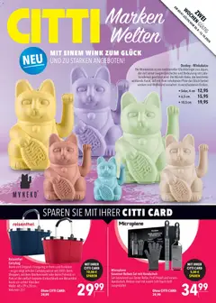 CITTI Markt Marken Welten ab 30.09.2026 gültig