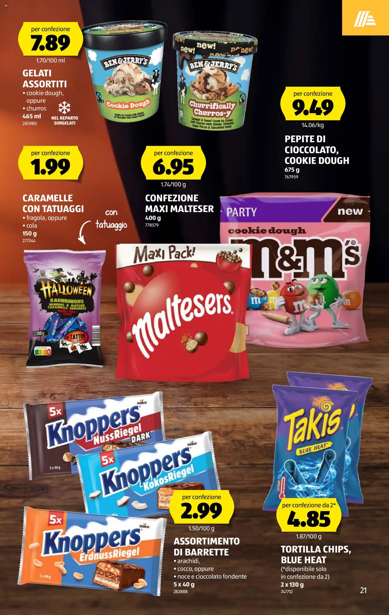 Aldi aktionen IT – gültig ab 08.10.2026 | Seite: 21 | Produkte: Chips