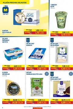 Metro Katalog - Pregled kataloga iz trgovine Metro, vrijedi od 16.10.2026 | Stranica: 8 | Proizvodi: Feta, Sir, Panirani kolutici, Burrata
