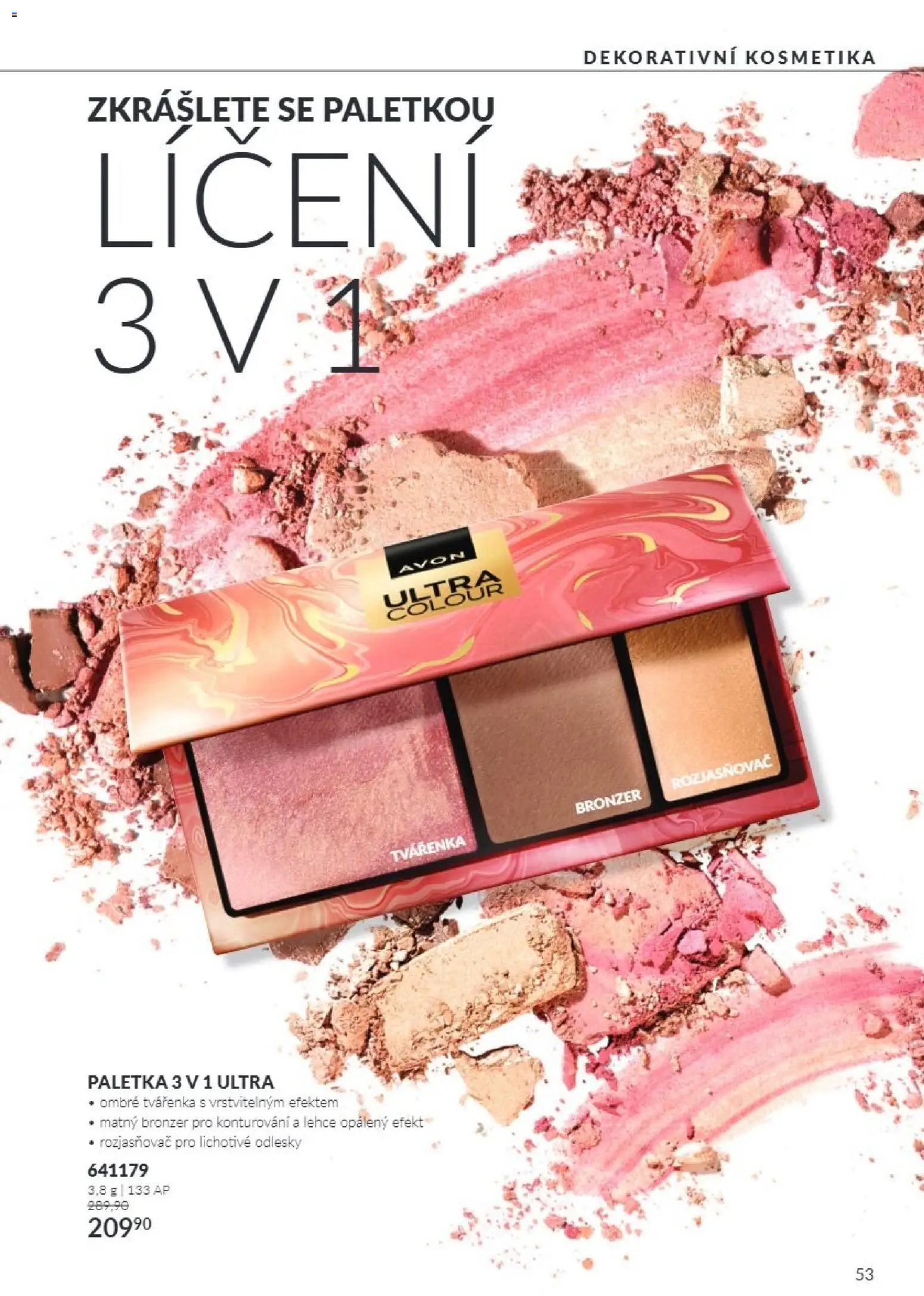 Avon Katalog 10/2026 od 01.10.2026 | Strana: 53 | Produkty: Bronzer, Tvářenka, Rozjasňovač