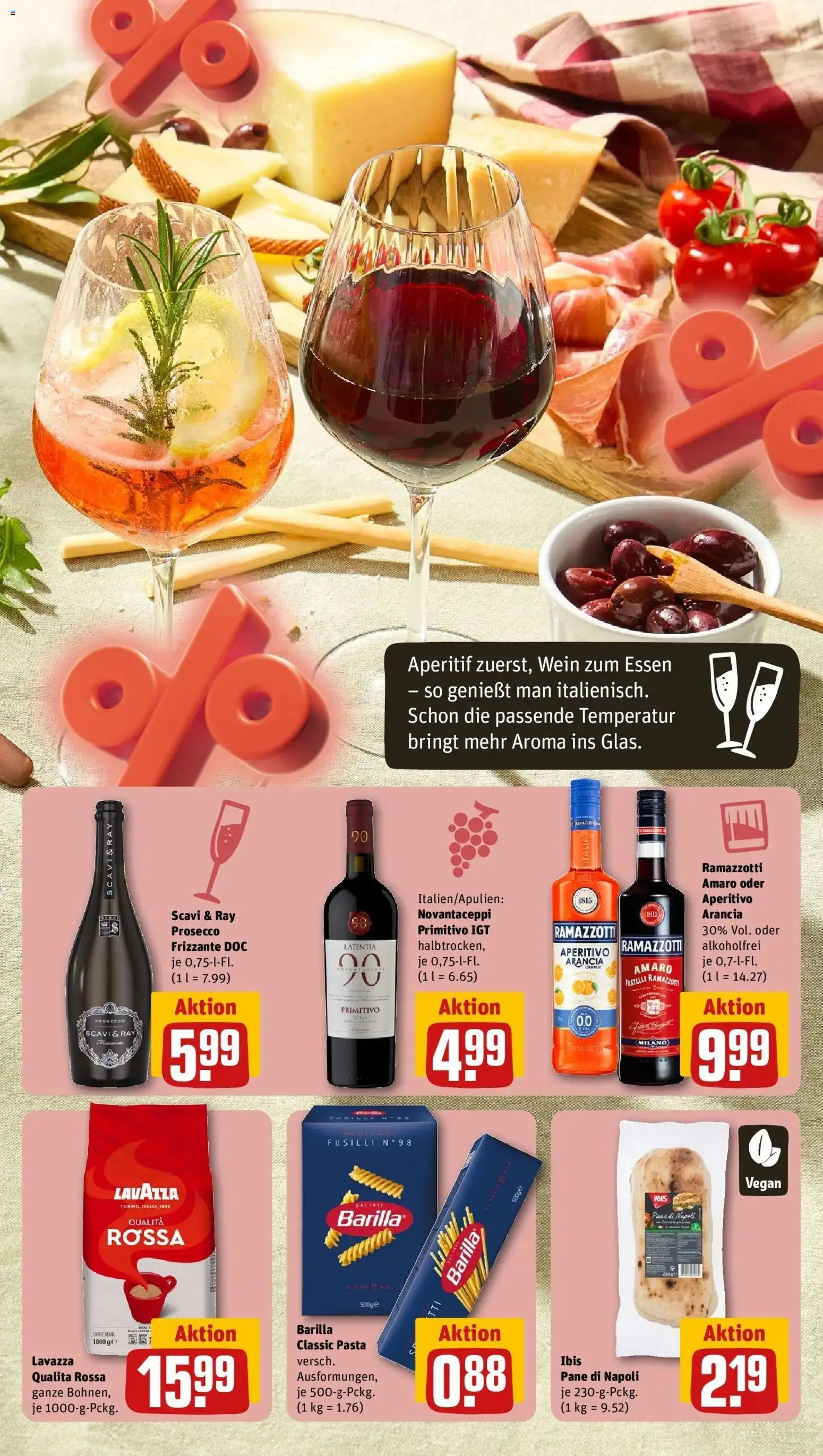 Rewe Prospekt Gechingen – gültig ab 01.06.2026 | Seite: 11 | Produkte: Barilla, Pane, Pasta, Ramazzotti
