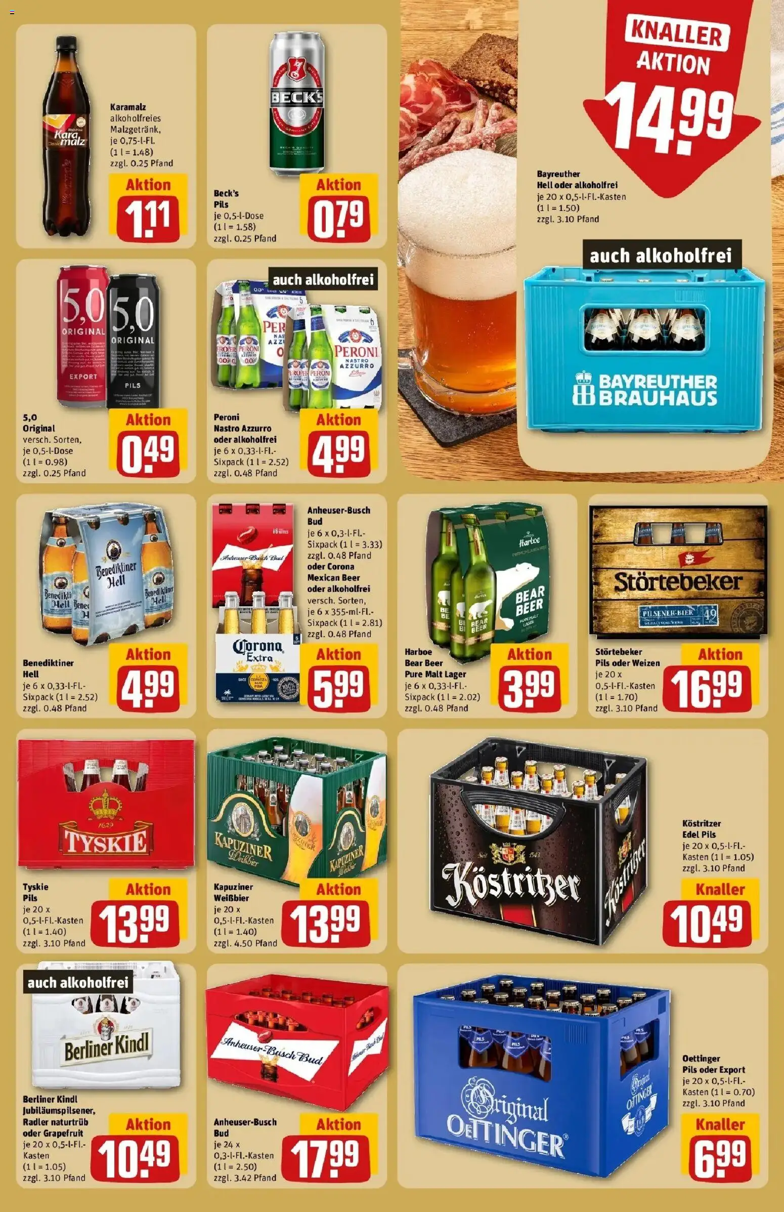 REWE Prospekt ab 28.09.2026 zum Blättern » Angebote | Seite: 27 | Produkte: Weißbier, Pils, Oettinger, Radler