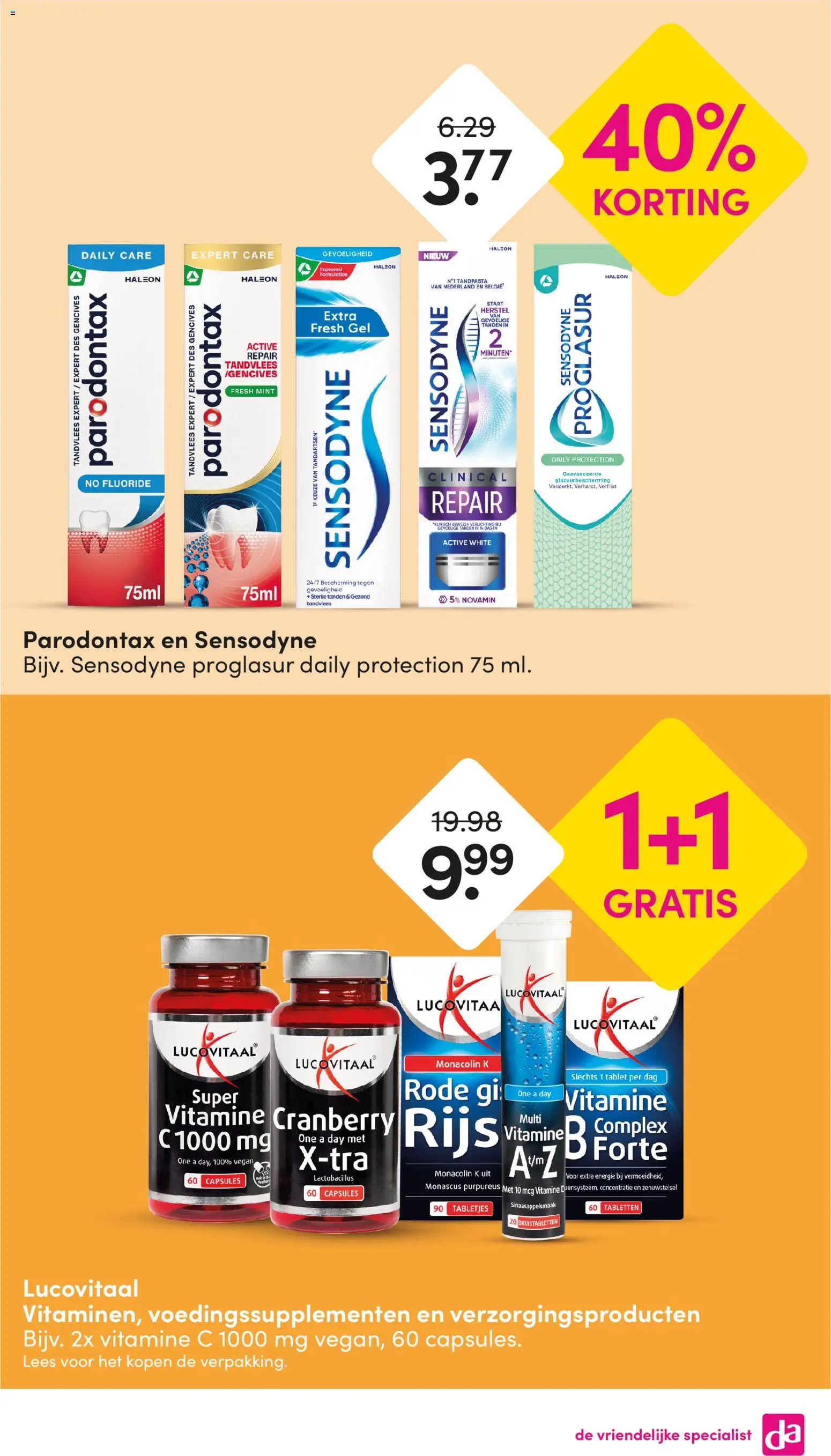 {H1} | Pagina: 3 | Producten: Tandpasta, Capsules, Gel, Vitamine C