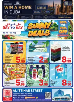 Preview of Day to Day sunny deals valid from 29 Jul, 2026