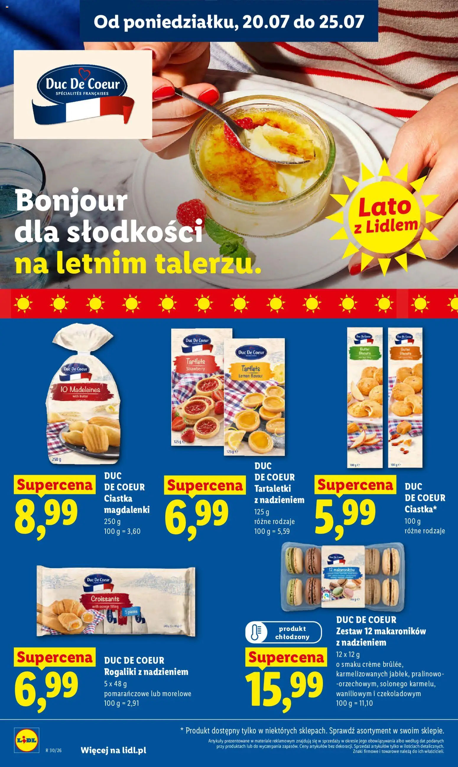Lidl gazetka od 20.07.2026 | Strona: 56 | Produkty: Magdalenki, Ciastka