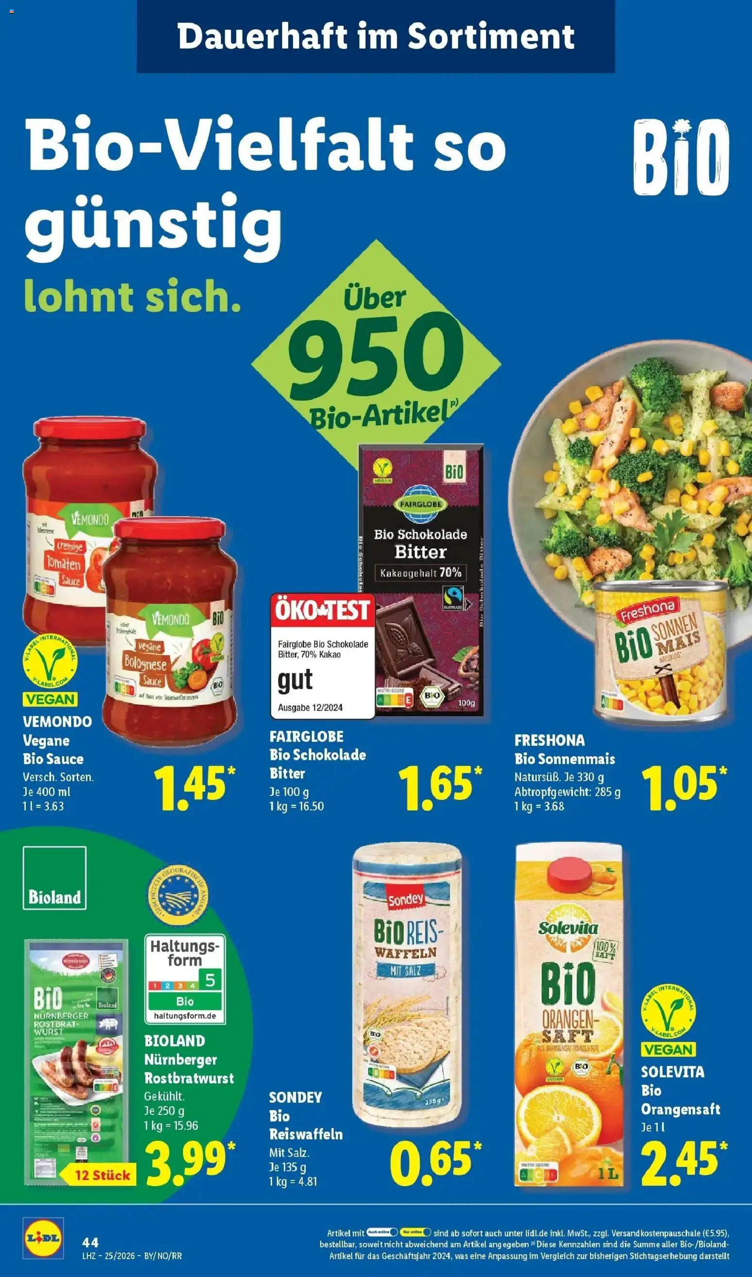 Lidl Prospekt Zülpich – gültig ab 15.06.2026 | Seite: 60 | Produkte: Schokolade, Orangensaft, Saft, Reis