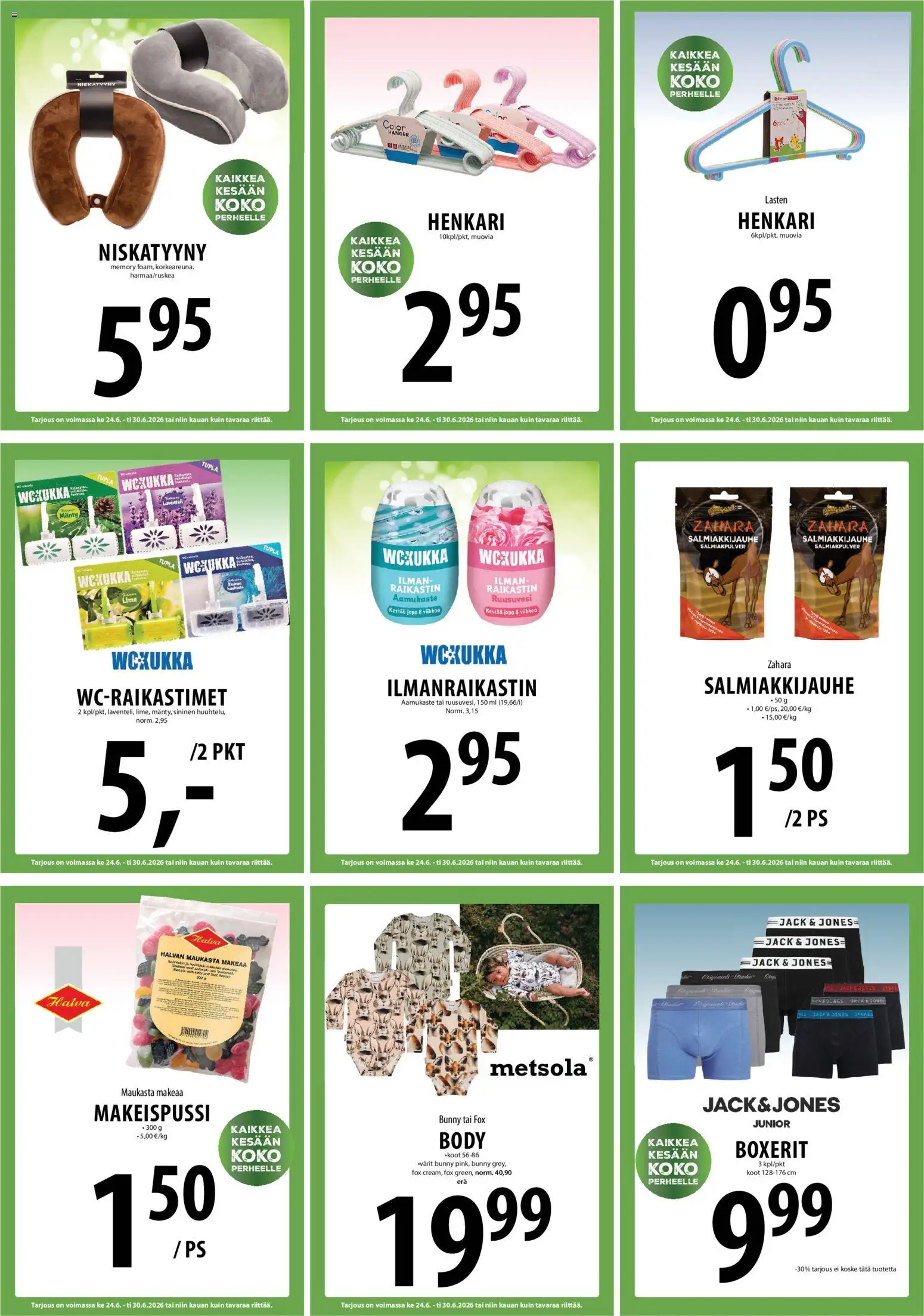 Tuuri tarjoukset – voimassa 24/06/2026 alkaen | Sivu: 21 | Tuotteet: Niskatyyny, Henkari