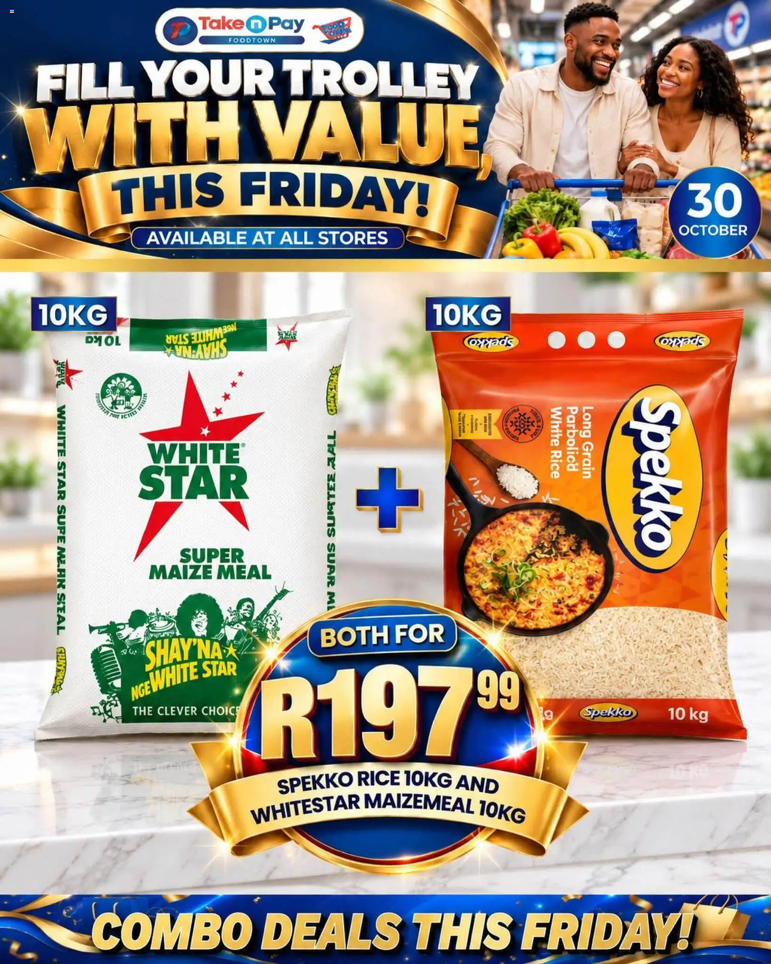 New Take n Pay catalogue – valid from 30/10/2026 | Page: 7 | Products: Maize meal, Rice