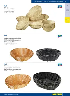 Metro angebote Gastro Non-Food Katalog ab 01.01.2026 gültig | Seite: 85 | Produkte: Korb, Brot
