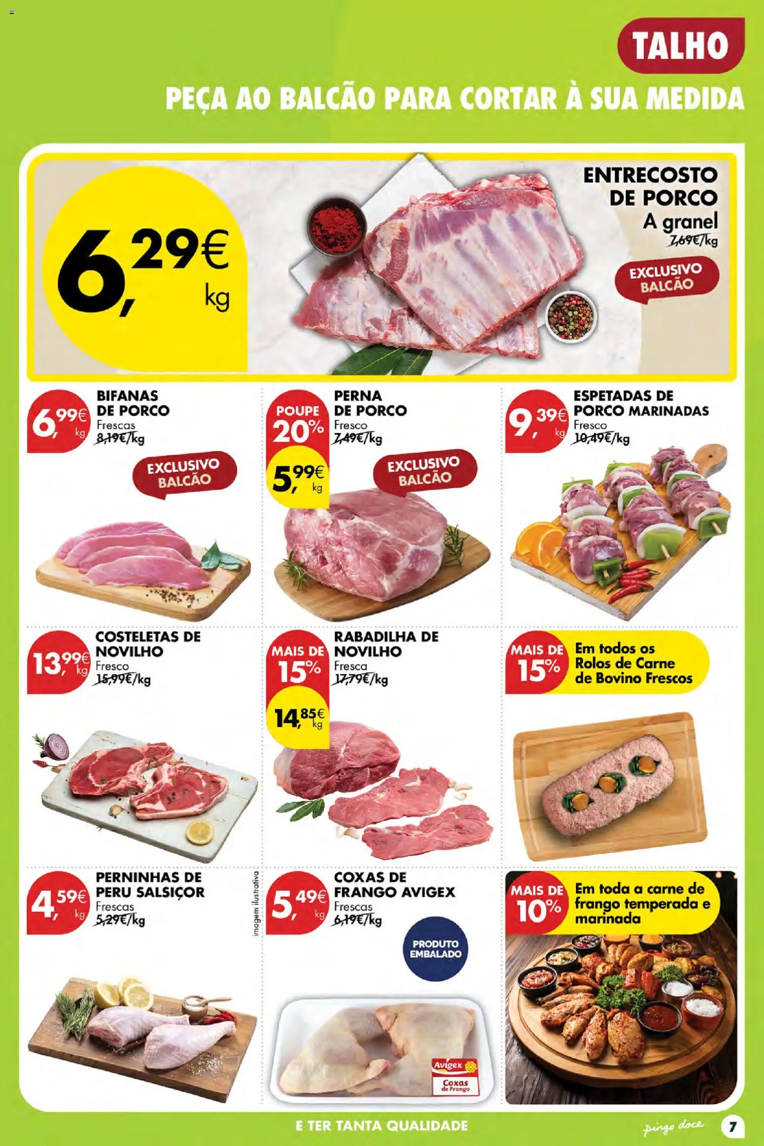 Pingo Doce Poupe Esta Semana Açores │ válido de 09/07/2026 | Página: 7 | Produtos: Frango, Peru, Carne