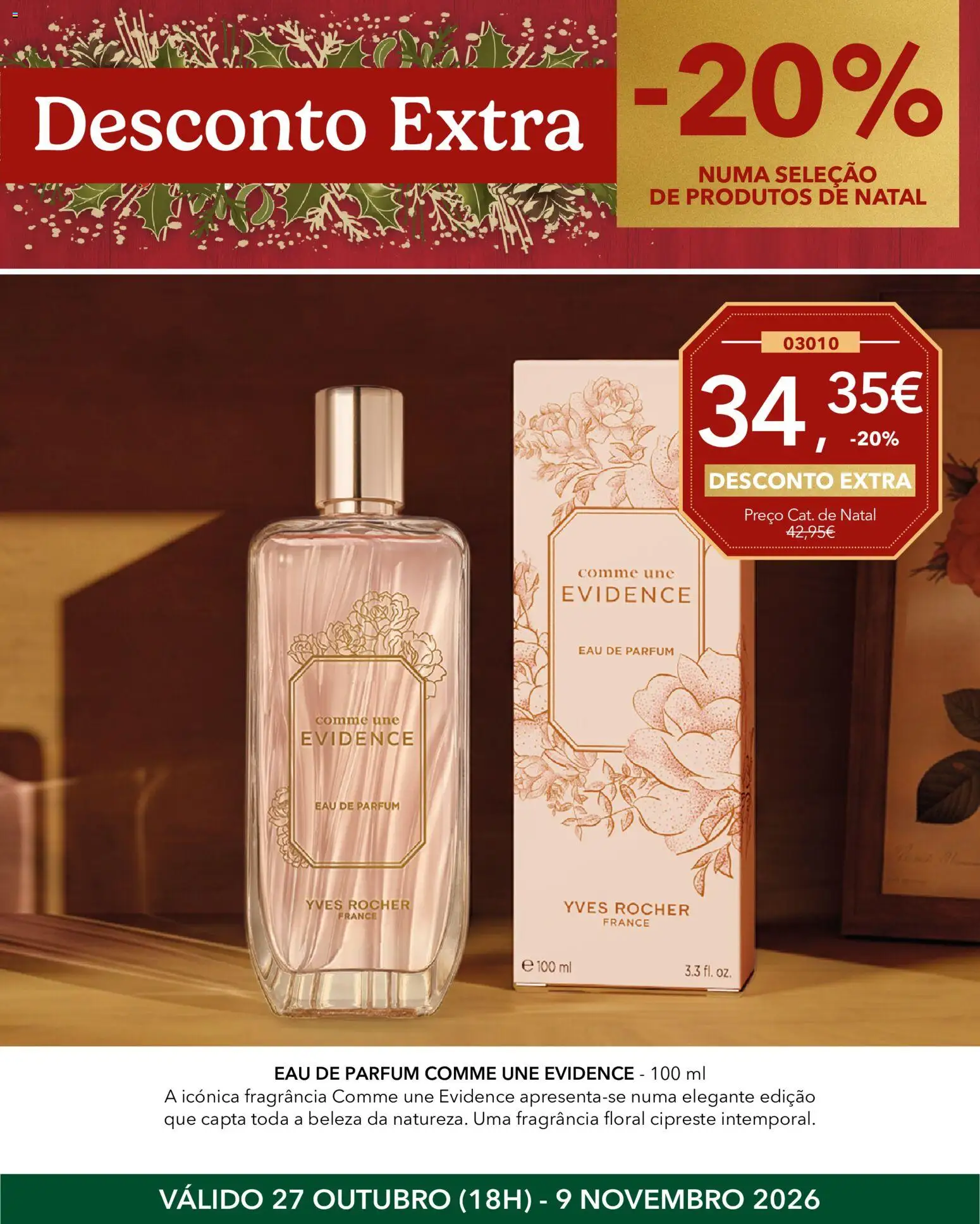 Yves Rocher Natal desconto extra │ válido de 27/10/2026 | Página: 11 | Produtos: Fragrância
