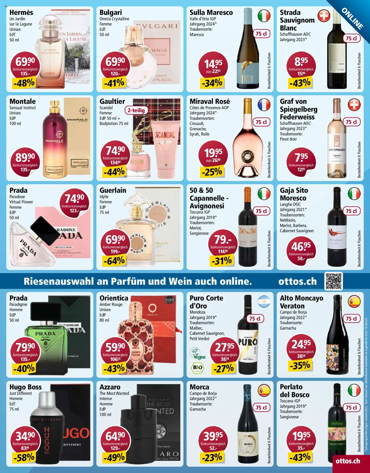 Otto's aktionen – gültig ab 21.07.2026 | Seite: 16 | Produkte: Parfüm, Rouge, Wein
