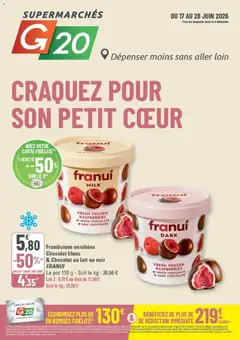 G20 Supermarchés - Prévisualisation de G20 Supermarchés catalogue valide à partir de 17.06.2026