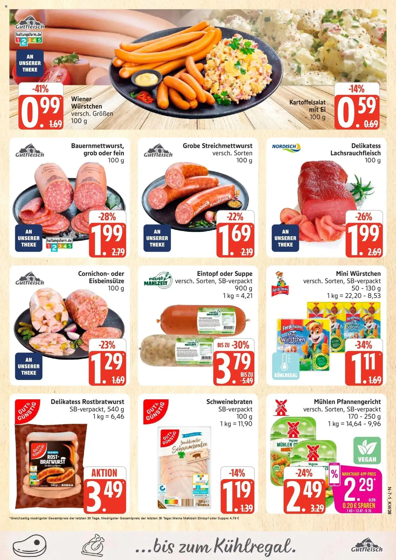 Marktkauf Prospekt Neuenkirchen (ab 14.09.2026) » Angebote online | Seite: 7 | Produkte: Theke, Bratwurst, Knoblauch, Salami