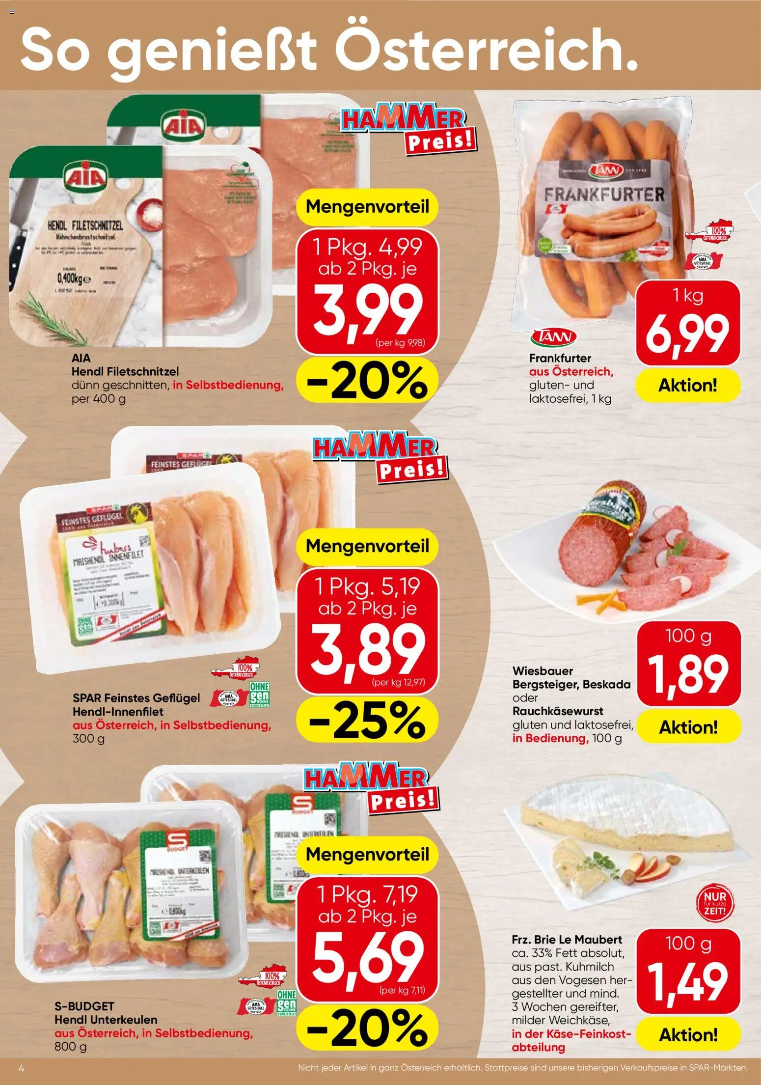Spar Flugblatt gültig ab 24.09.2026 | Seite: 4