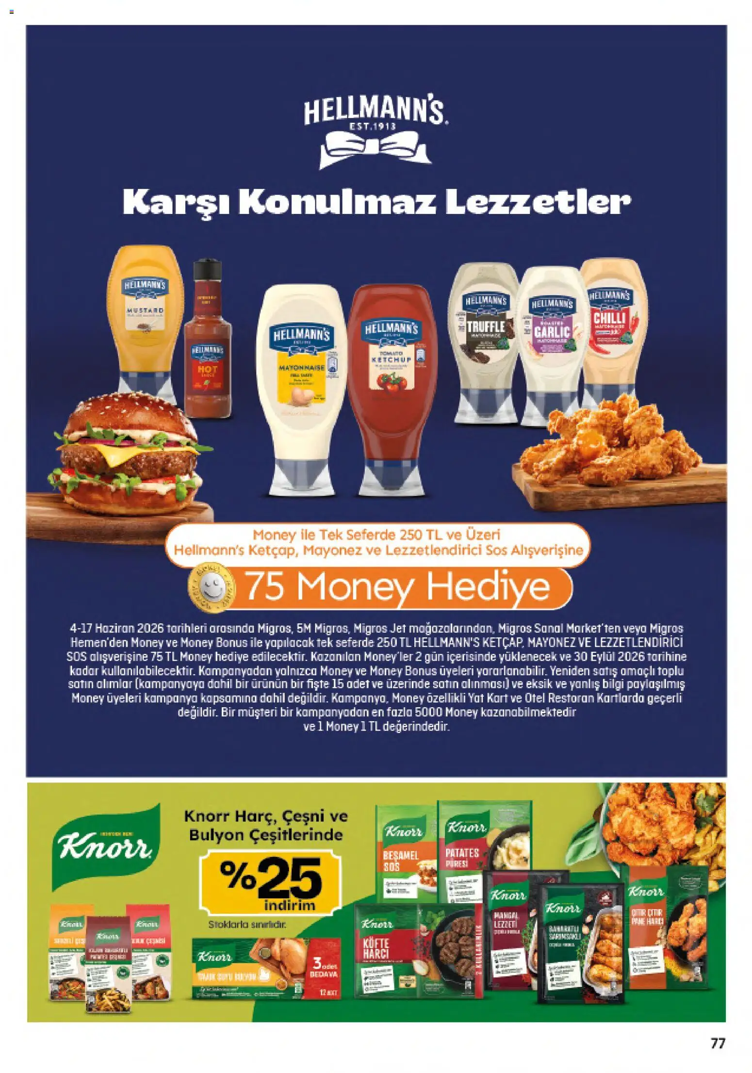 Migros Katalog - Migroskop - 04.06.2026 tarihinden itibaren geçerlidir | Sayfa: 77 | Ürünler: Patates, Mayonez, Sos