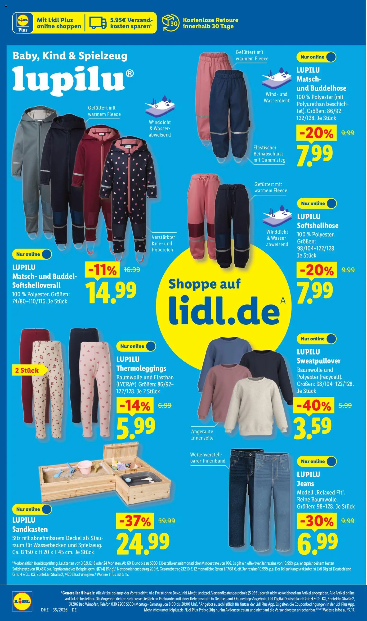 Lidl Prospekt – gültig ab 24.08.2026 | Seite: 8 | Produkte: Sweatshirt, Bad, Overall, Leggings