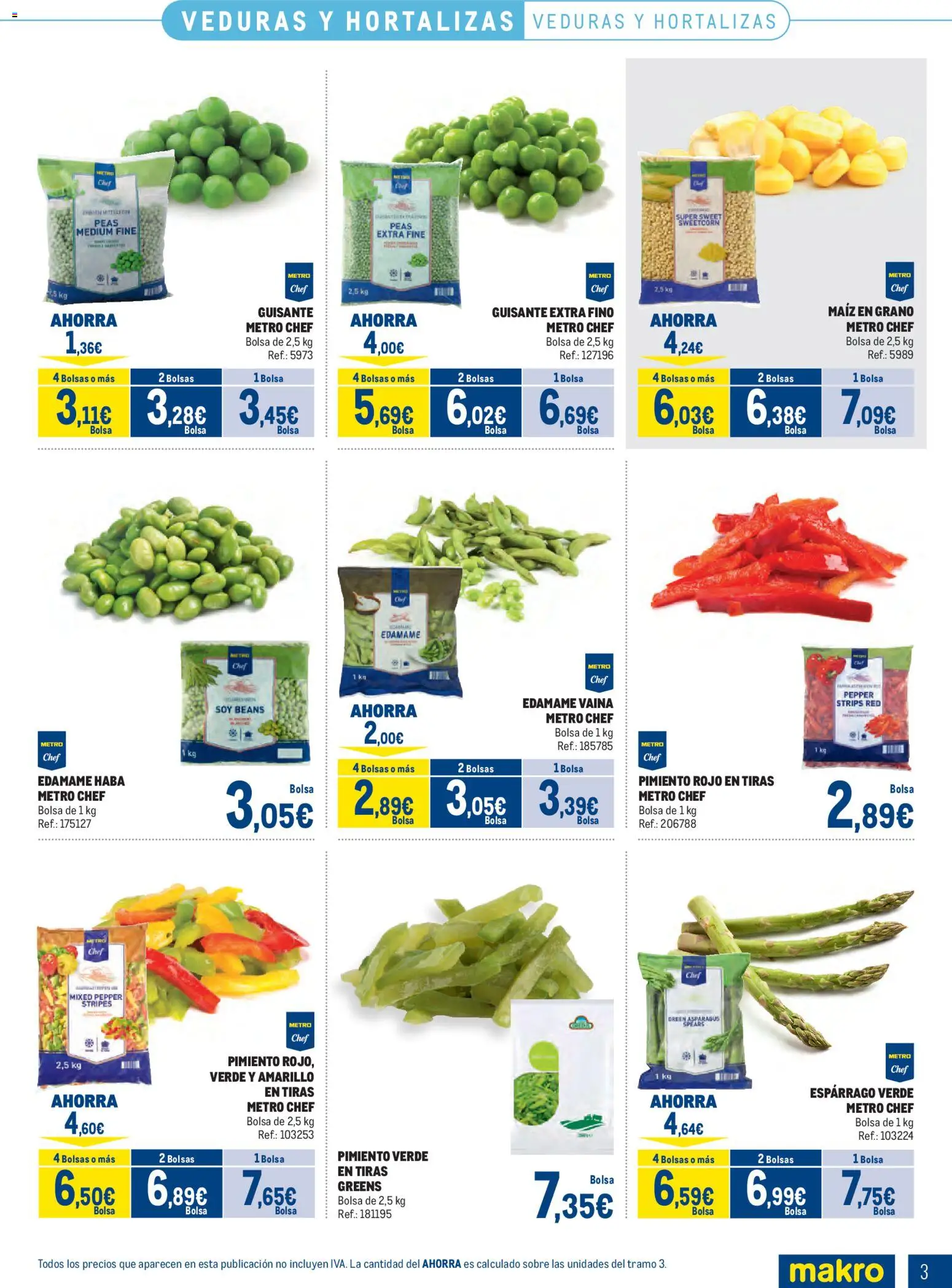 Makro Congelados Centro │ válido desde el 03/08/2026 | Página: 3 | Productos: Κάδος απορρυμάτων, Bolsa