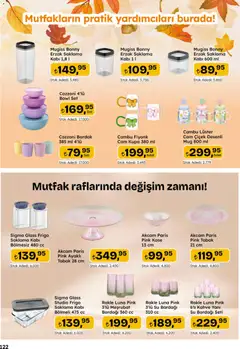 24 Eylül 2026 tarihinden itibaren geçerli olan Migros kataloğu önizlemesi | Sayfa: 122 | Ürünler: Kaşe, Su, Bardak, Su bardağı