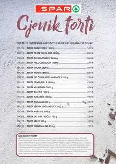 Spar katalog Torte - Pregled kataloga iz trgovine Spar, vrijedi od 05.06.2026 | Stranica: 2