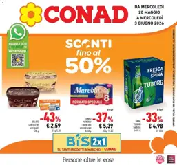 Anteprima del volantino Conad - Sconti fino al 50% valido a partire dal 19.05.2026
