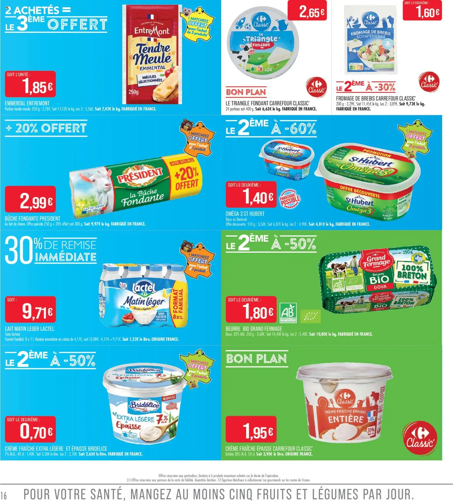 {H1} | Page: 16 | Produits: Bridélice, Lait de chèvre, Fromage de brebis, Crème fraiche