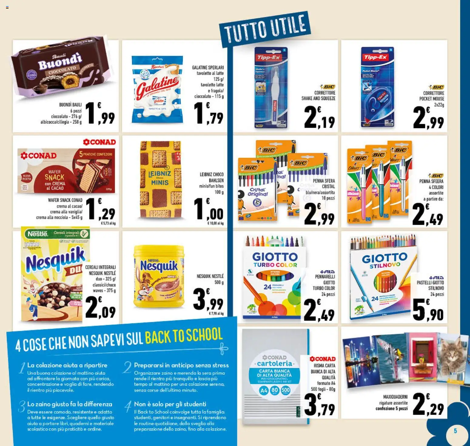 Volantino Conad del 26/08/2026 | Pagina: 5
