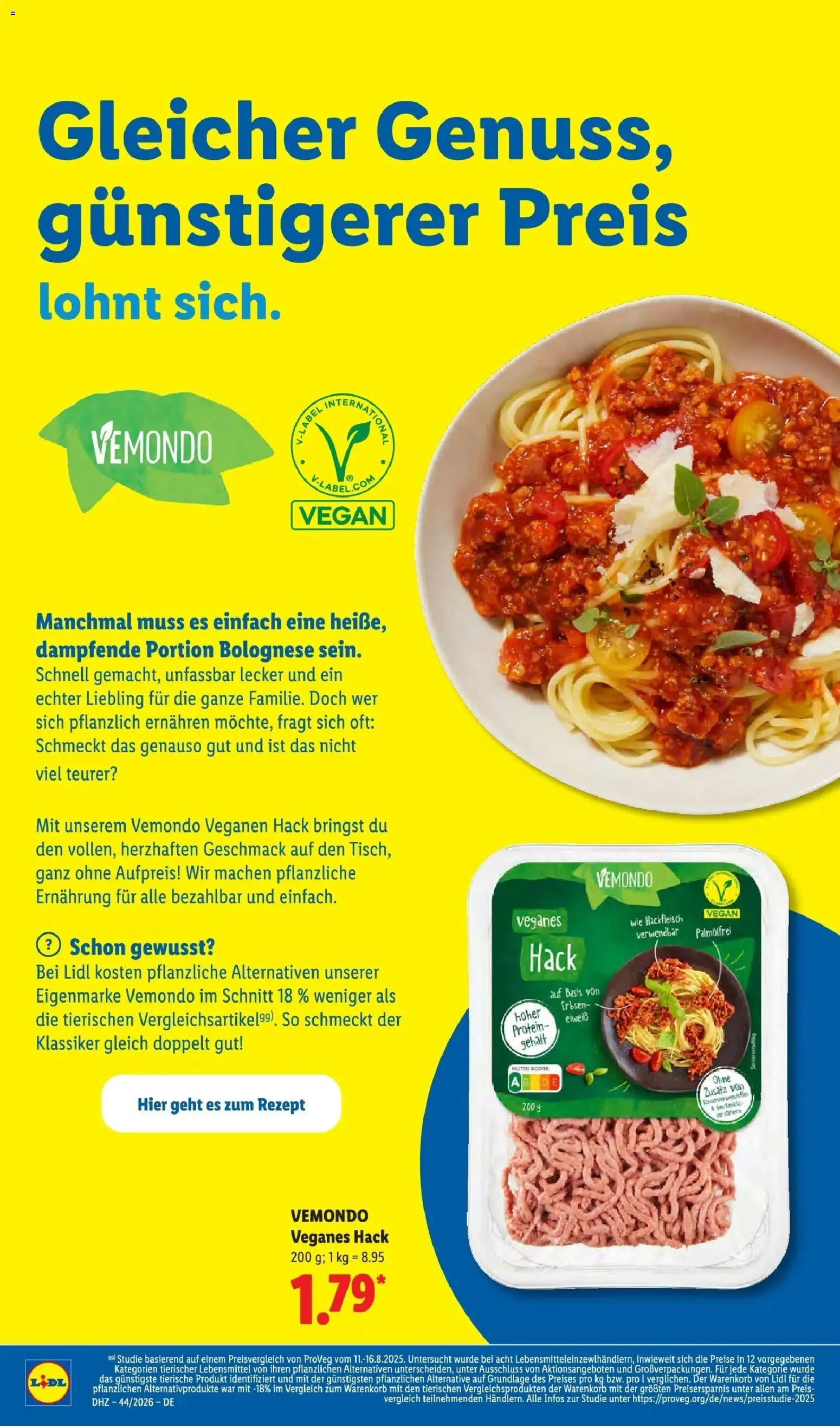 Lidl Prospekt Malchow (ab 26.10.2026) zum Blättern » Angebote | Seite: 12 | Produkte: Erbsen, Hackfleisch