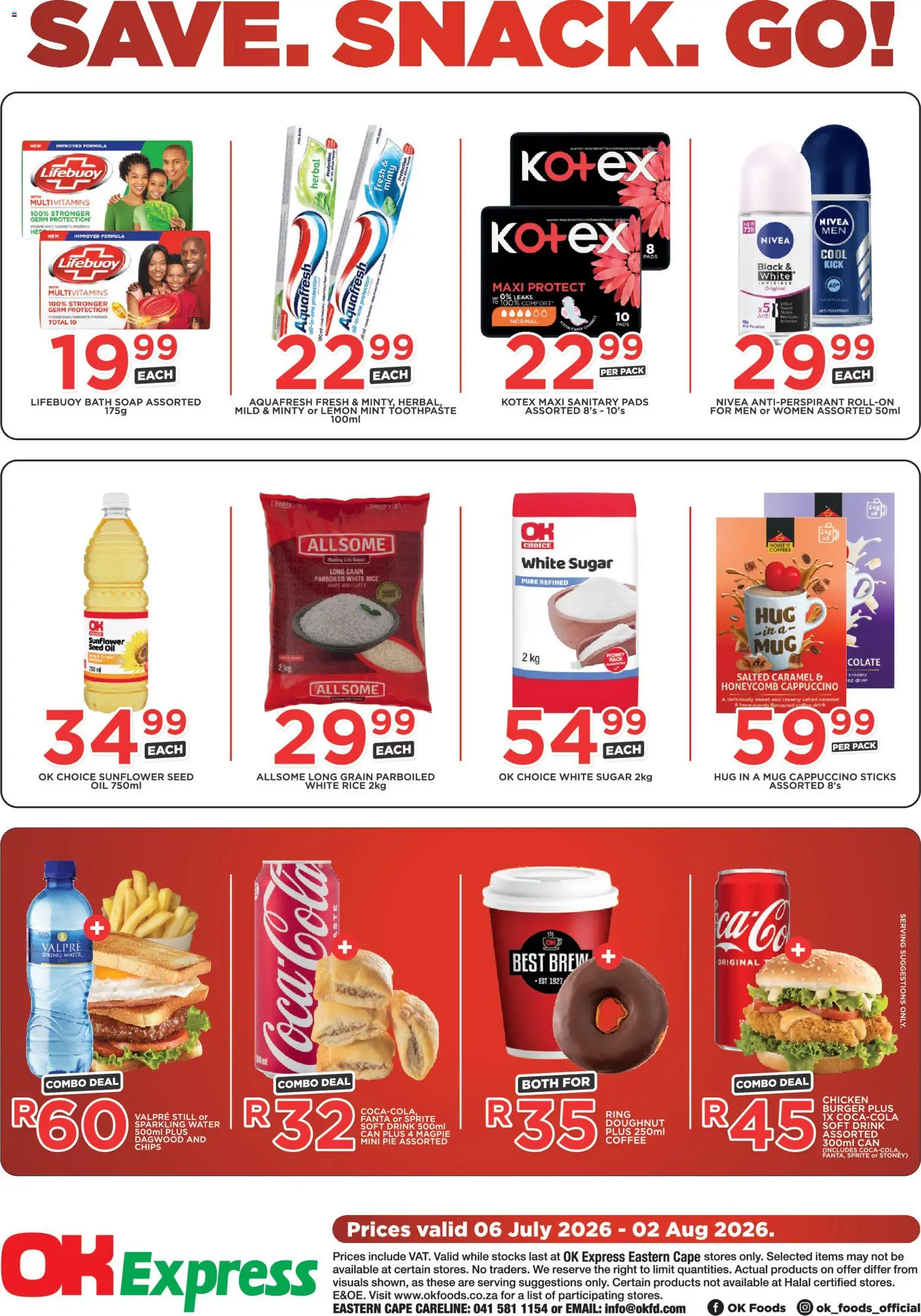 New OK Foods catalogue – valid from 06/07/2026 | Page: 2 | Products: Multivitamins, Coffee, Stoney, Antiperspirant