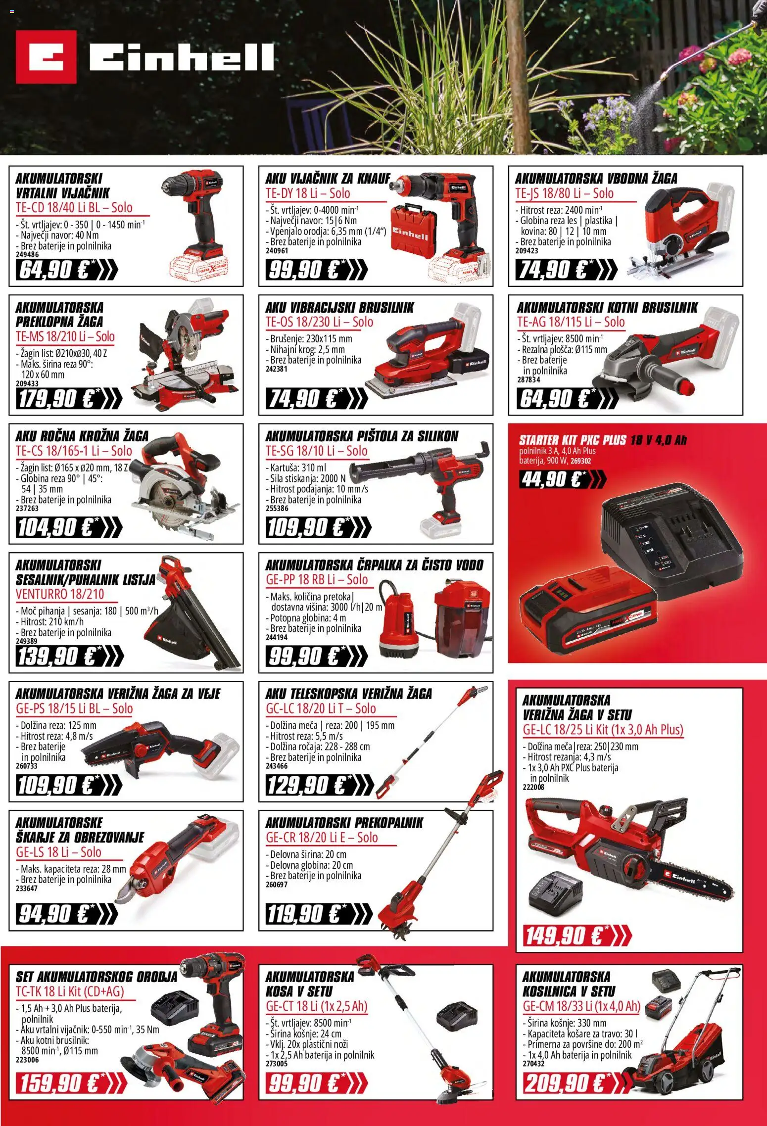 Novi Inpos katalog ponudbe – veljaven od 10.09.2026 | Stran: 26 | Izdelki: Baterija, Črpalka, Baterije, Polnilnik