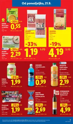 Lidl - Svaki tjedan trajno snižene cijene - Pregled kataloga iz trgovine Lidl, vrijedi od 28.09.2026 | Stranica: 5